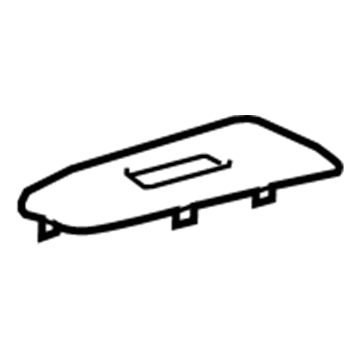 Lexus 74231-60600-E0 Panel, Front Door ARMREST Base