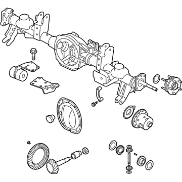 Mopar 52114834AA Axle-Rear Complete