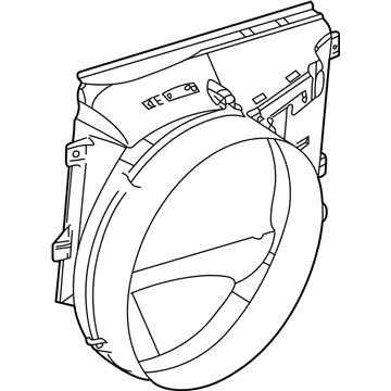 Mopar 5072472AA SHROUD-Fan SHROUD