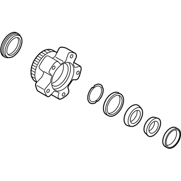 Ford CK4Z-1109-E Rear Hub & Bearing Assembly