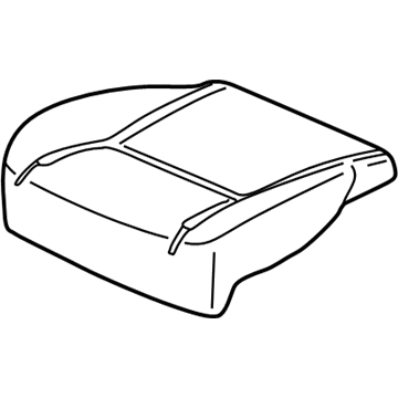 Ford 4F1Z-54632A22-BA Seat Cushion Pad