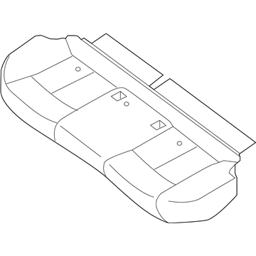 Nissan 88300-3SB1A Cushion Assy-Rear Seat