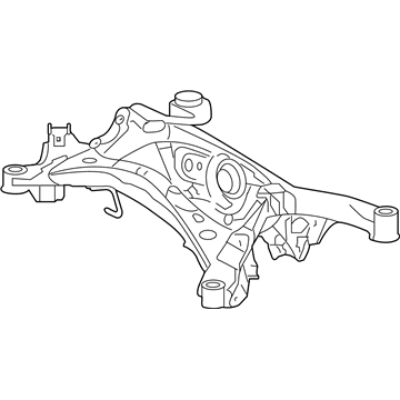 Lexus 51206-30142 Member Sub-Assembly, Rear