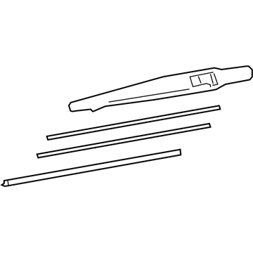 Lexus 85242-72010 Rear Wiper Blade