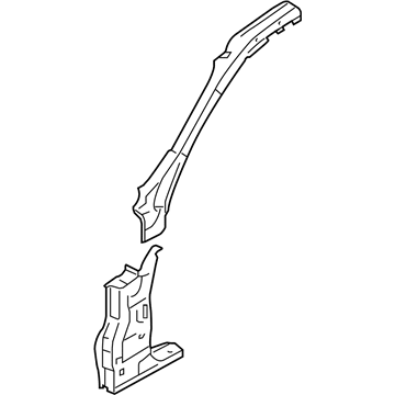 Infiniti 76214-JL01A Reinforce-Front Pillar, Upper RH