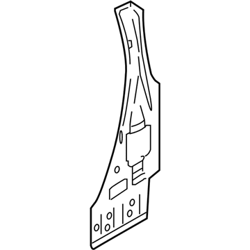 Infiniti 76530-JL00A Pillar - Center, Inner RH