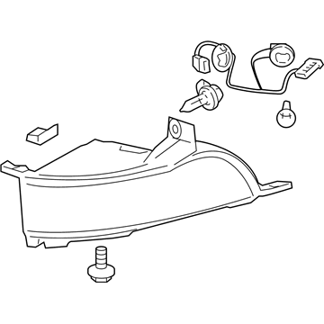 GM 25797625 Fog Lamp Assembly