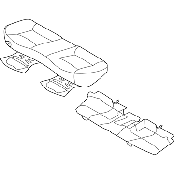 Hyundai 89100-3Y110-PDM Cushion Assembly-Rear Seat