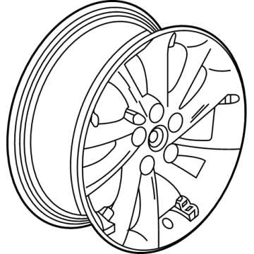 GM 42481744 Wheel, Alloy