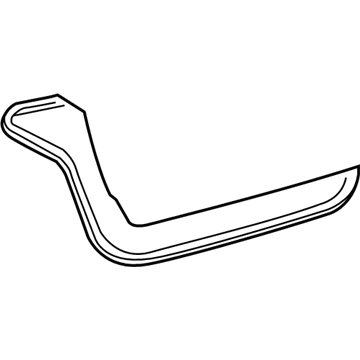 Lexus 64461-33080 Weatherstrip, Luggage Compartment Door