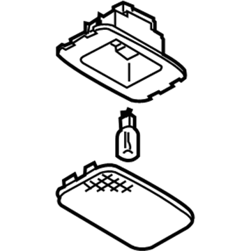 Infiniti 26400-1CA0A Lamp Assembly-Foot Well