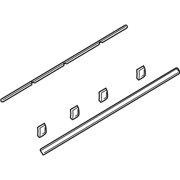 Hyundai 87711-3K020 Moulding Assembly-Waist Line Front Door, LH