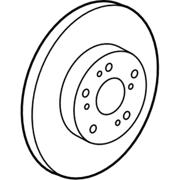 Acura 45251-SWA-A22 Disk, Front Brake
