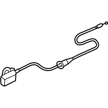 Mopar 68185113AC Cable-Hood Latch