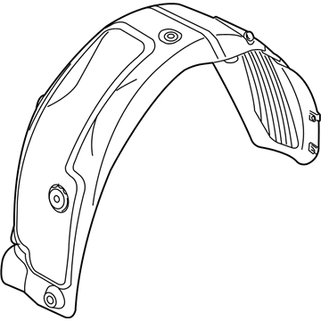 Kia 86821A7500 Guard Assembly-Rear Wheel