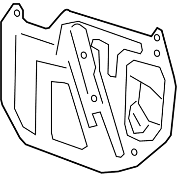 GM 23398889 Water Deflector