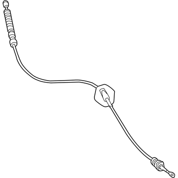 Nissan 34935-3KA0A Control Cable Assembly