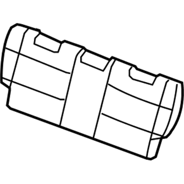 Nissan 89620-ZM10A Trim Assembly-3RD Seat Back, R