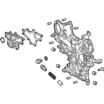 Lexus 11310-38100 Cover Sub-Assy, Timing Chain Or Belt