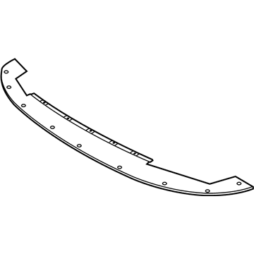 Nissan F2026-1A47A Front Bumper Fascia, Lower