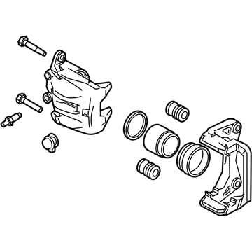 Infiniti 41001-EJ20A CALIPER Assembly-Front RH, W/O Pads Or SHIMS