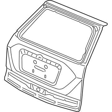 Honda 68100-SWA-A80ZZ Tailgate (DOT)