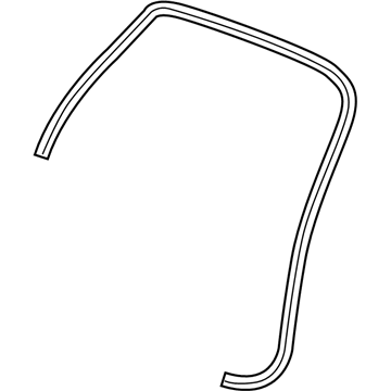 Honda 74440-SXS-A01 Weatherstrip, Tailgate