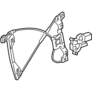 GM 25852206 Window Regulator