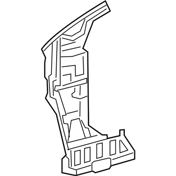 Toyota 61023-12460 Inner Hinge Pillar