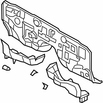 Kia 643003E310 Panel Assembly-Dash, Lower