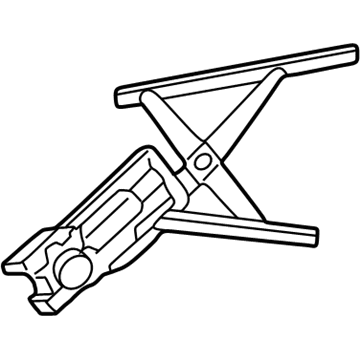 Mopar 4574101AH Rear Door Window Regulator