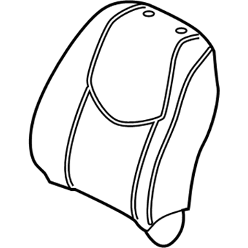 Toyota 71073-42351-E0 Seat Back Cover