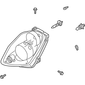 Infiniti 26060-AC025 Left Headlight Assembly