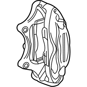 GM 20944529 Caliper Asm-Front Brake (W/O Brake Pads & Bracket