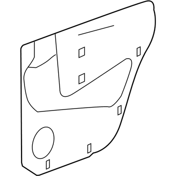 Mopar 55362143AG Shield-Door