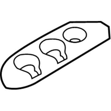 Hyundai 85743-4D200-CS Luggage Cup Holder, Right