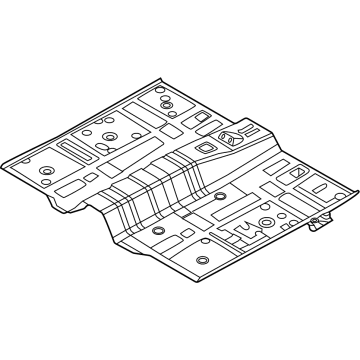 Hyundai 65101-S2560 PANEL-CENTER FLOOR