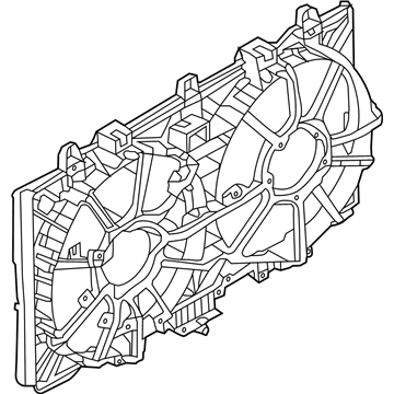 Infiniti 21483-5CF0A SHROUD Assembly