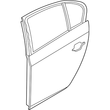BMW 41-52-7-228-149 Door, Rear Left