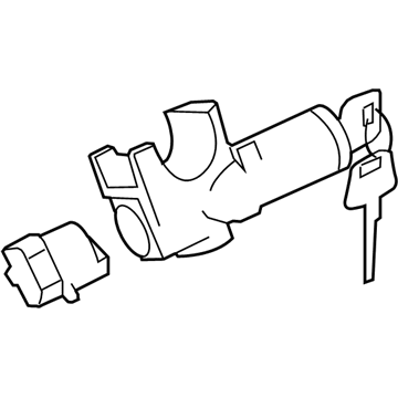 Nissan D8700-1HL5A Lock Set-Steering