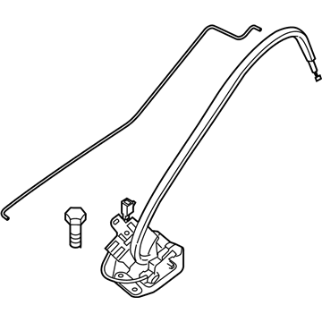 Nissan 90500-EA00B Back Door Lock & Remote Control Assembly