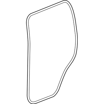 Mopar 5112244AD WEATHERSTRIP-Rear Door Body Mounted