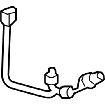 BMW 17-12-8-614-881 Engine Coolant Overflow Hose Upper