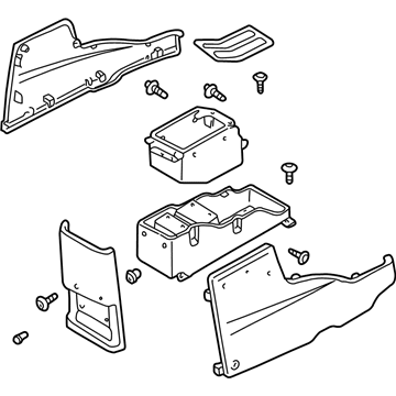 Ford YL8Z-78045A36-CAC Console Assembly
