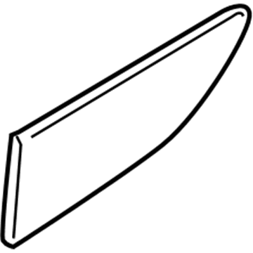 BMW 63-13-7-182-189 Trim, Auxiliary. Direction Indicator, Left