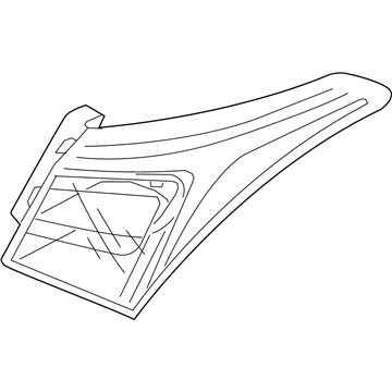 Hyundai 92420-A5010 Lens & Housing-Rear Combination Outside Lamp, RH