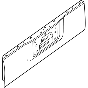 Nissan 93400-9BF0A Gate Assy-Rear