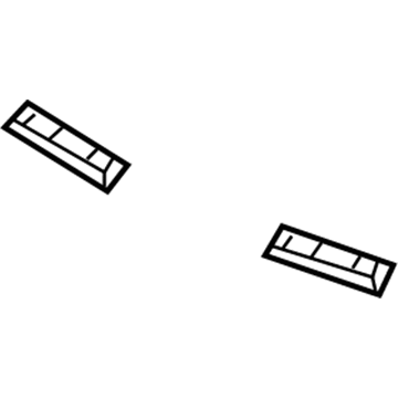 Acura 74829-SJA-A00 Stopper, Trunk Lid (Lower)