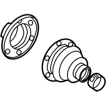 BMW 33-21-7-572-446 Repair Kit Bellows, Exterior