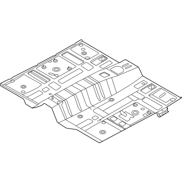 Hyundai 65100-N9000 PANEL ASSY-FLOOR, CTR